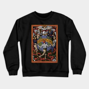 Solidarity of Labour In Color - Walter Crane, Socialist, Propaganda, Leftist, Communist Crewneck Sweatshirt